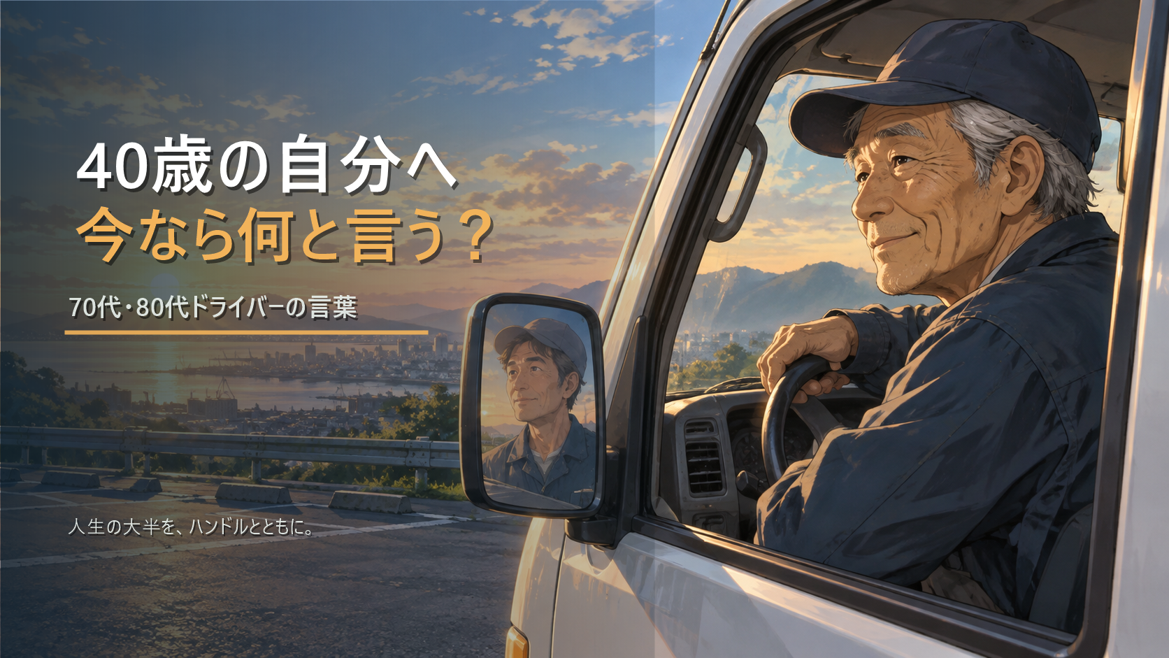 70代・80代のドライバーに聞いた。40歳の自分に、今なら何と言いますか？