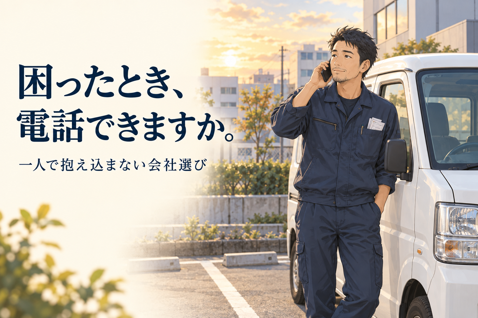 「こんなことで電話していいのかな」と思ったことのあるドライバーさんへ