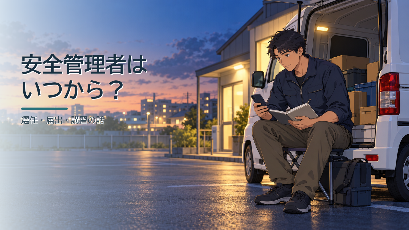 軽貨物の安全管理者はいつから必要？選任・届出・講習をドライバー目線で整理